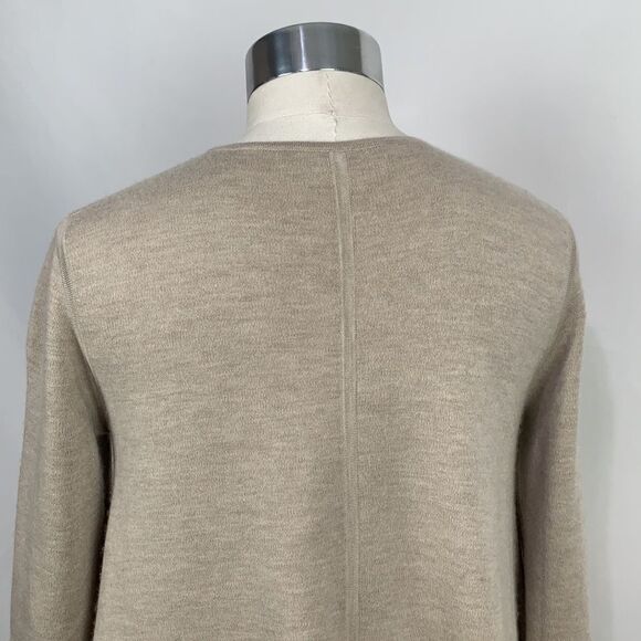 Derek Lam tan silk and cashmere a-line tunic sweater - Picture 9 of 12